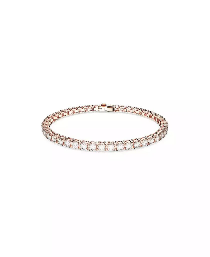 商品Swarovski|Crystal Round Cut Matrix Tennis Bracelet,价格¥1838,第1张图片