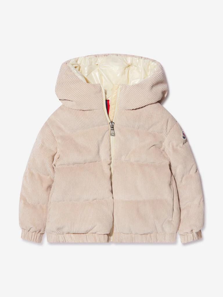 商品Moncler|Moncler Pink Girls Down Padded Anterne Jacket,价格¥4892,第4张图片详细描述