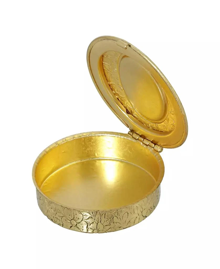 商品Symbols of Faith|Gold-Tone Round Mary and Child Pill Box,价格¥339,第2张图片详细描述