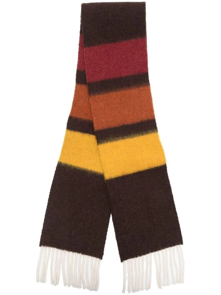 商品Marni|Marni Brown Alpaca Wool-blend Scarf,价格¥2164,第1张图片
