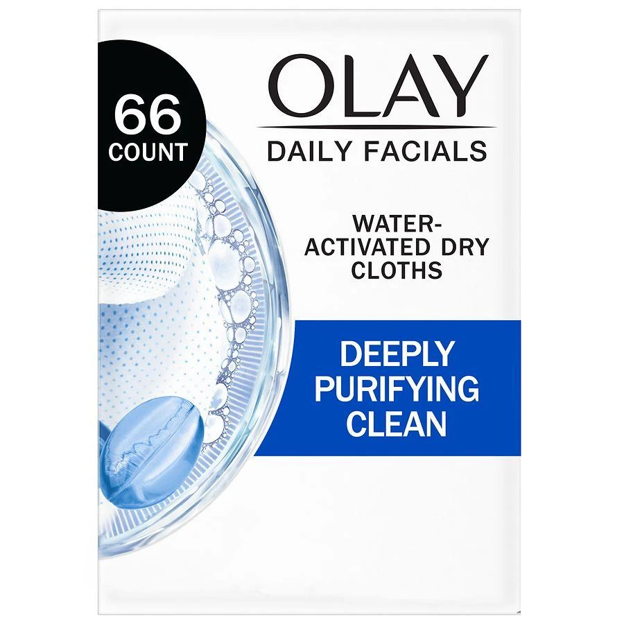 商品Olay|Daily Facials Deep Purifying Cleansing Cloths,价格¥113,第1张图片