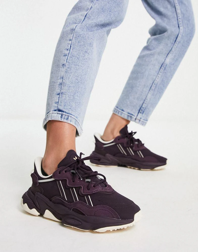 商品Adidas|adidas Originals Ozweego trainers in maroon,价格¥907,第3张图片详细描述
