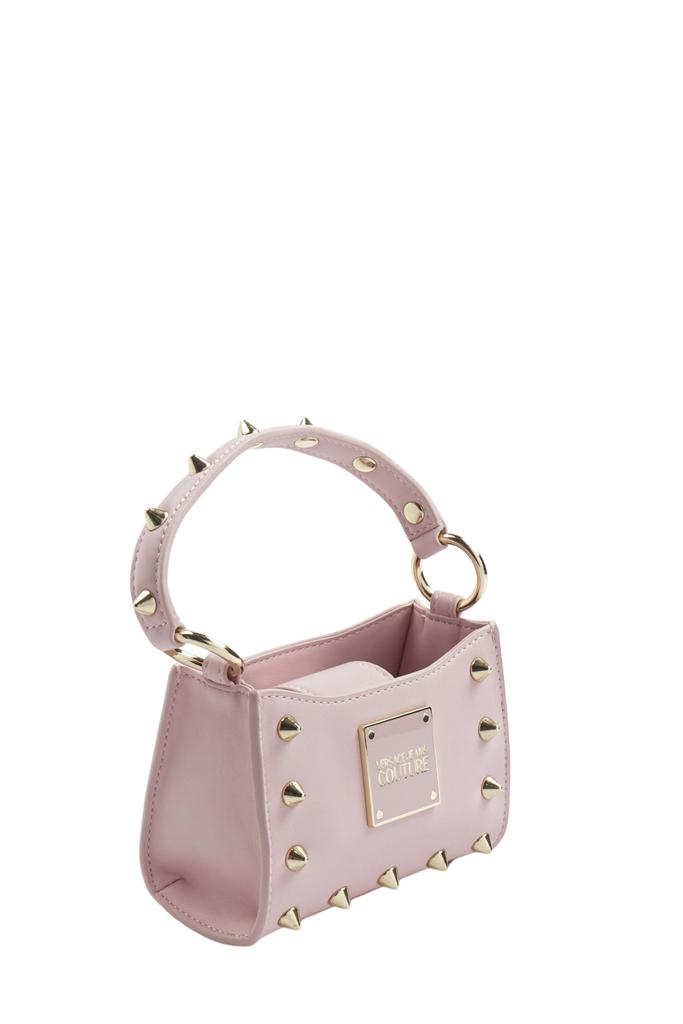 Women's Pink Faux Leather Shoulder Bag商品第2张图片规格展示