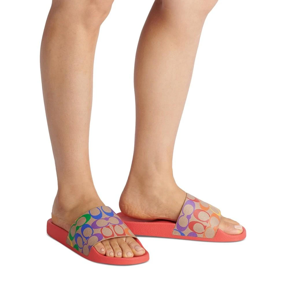 商品Coach|Women's Udele Sport Pool Slides,价格¥425,第5张图片详细描述