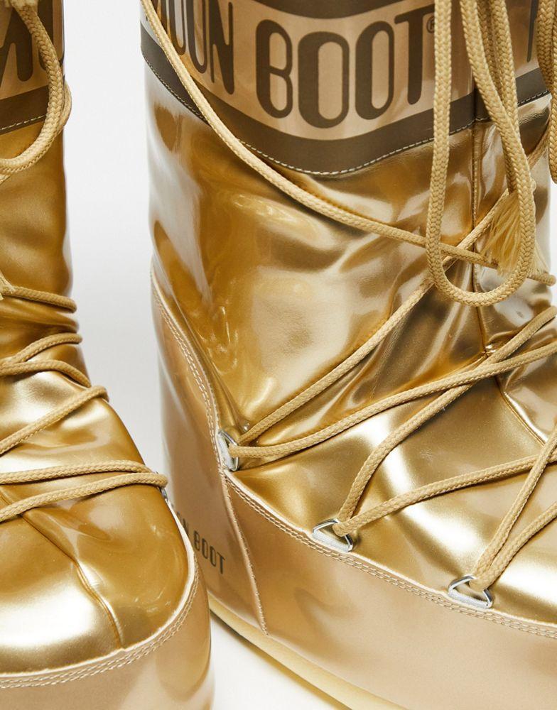 商品Moon Boot|Moon Boot Vinile snowboots in gold,价格¥823,第5张图片详细描述