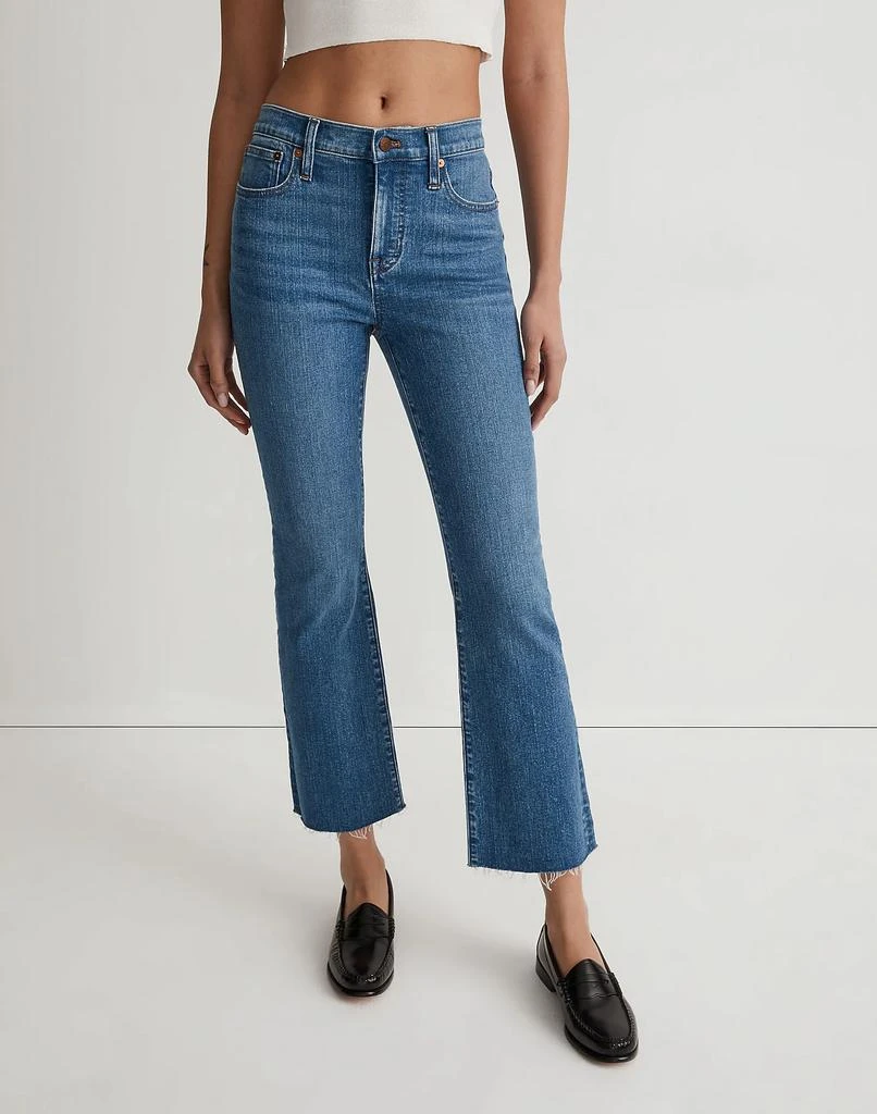 商品Madewell|Taller Kick Out Crop Jeans in Cherryville Wash: Raw-Hem Edition,价格¥397,第4张图片详细描述