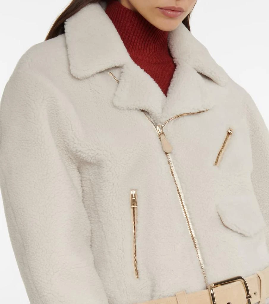 商品Chloé|羊毛皮机车夹克,价格¥24846,第4张图片详细描述