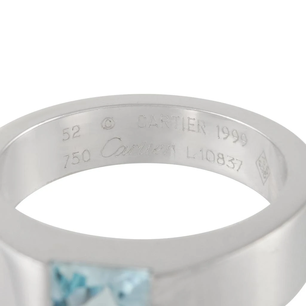 商品[二手商品] Cartier|Cartier 18K White Gold Aquamarine Ring,价格¥9971,第5张图片详细描述