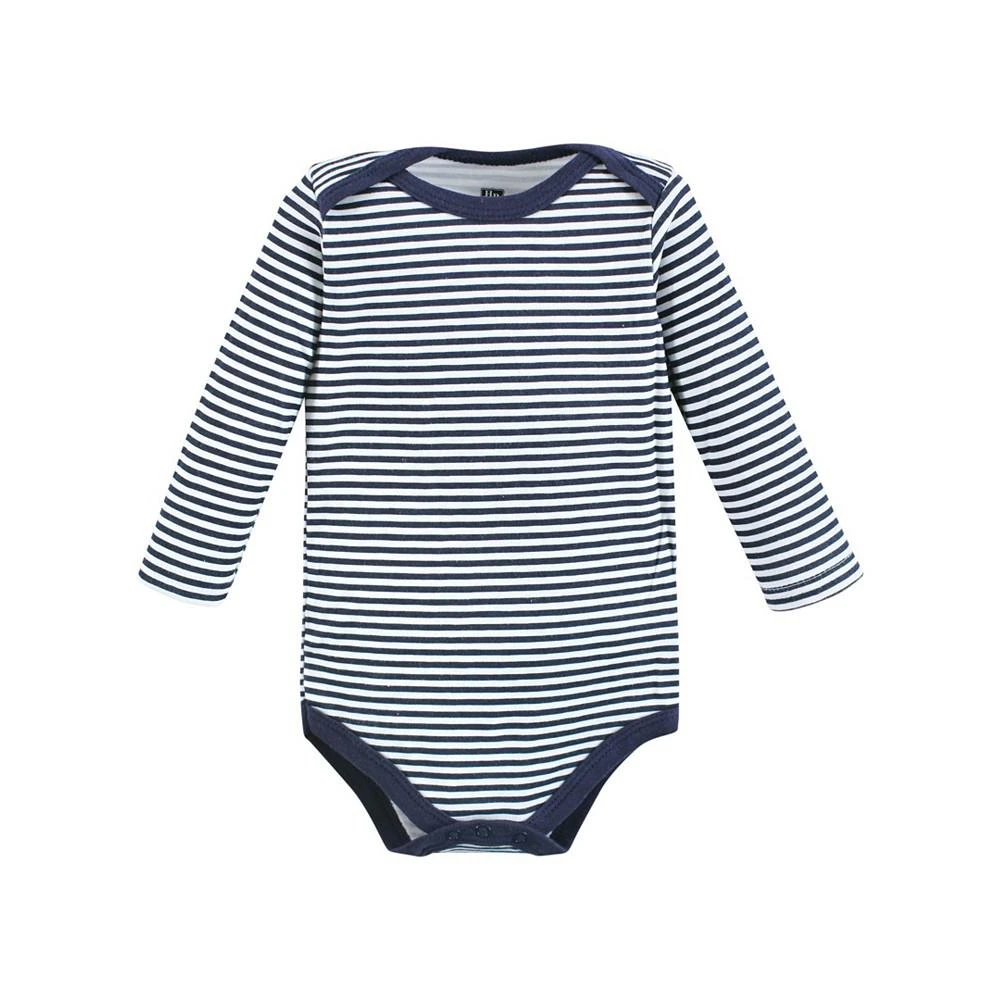 商品Hudson|Baby Boys Cotton Long-Sleeve Bodysuits, Pack of 5,价格¥173,第5张图片详细描述