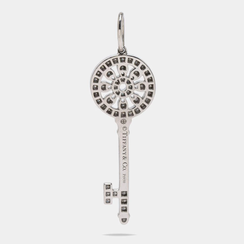 商品[二手商品] Tiffany & Co.|Tiffany & Co. Mini Keys Petals Key Diamond Platinum Pendant,价格¥12922,第2张图片详细描述