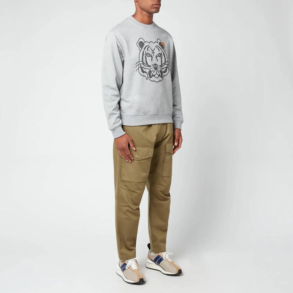 KENZO Men's K-Tiger Classic Sweatshirt - Pearl Grey商品第3张图片规格展示