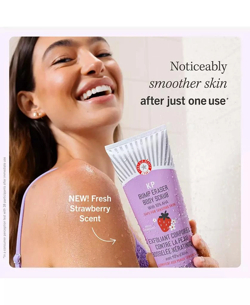 商品First Aid Beauty|KP Bump Eraser Body Scrub With 10% AHA - Fresh Strawberry, 2 oz.,价格¥90,第2张图片详细描述