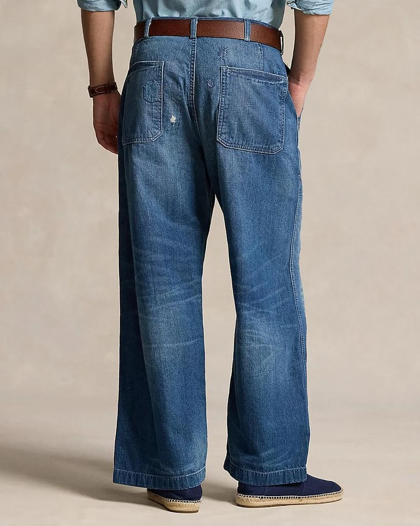 Polo Ralph Lauren Relaxed Fit Distressed Jeans in Blue 3