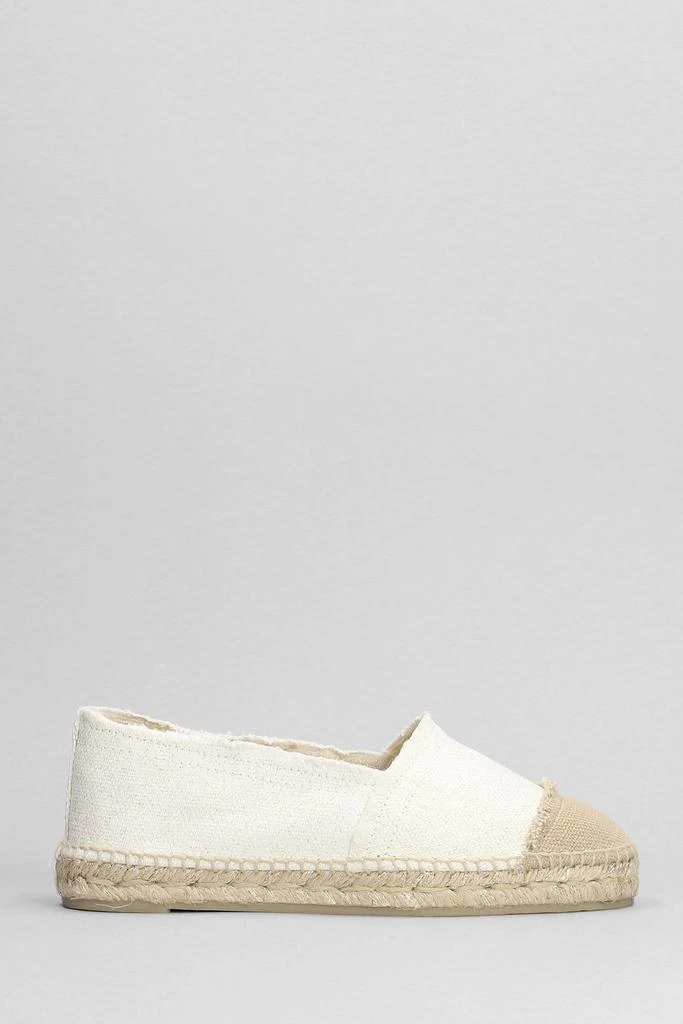 商品CASTAÑER|Kampala-032 Espadrilles In White Canvas,价格¥1052,第1张图片