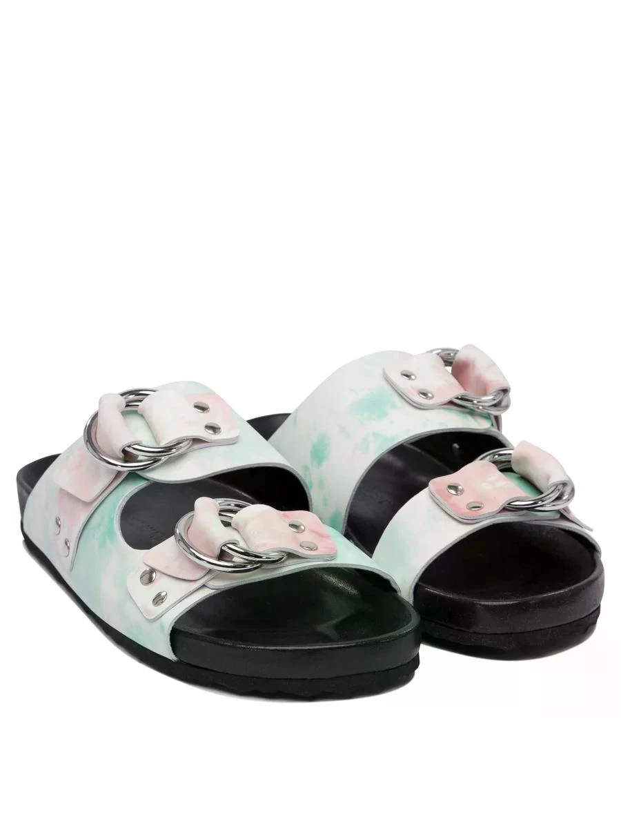 商品【商品预售7天】 PIERRE HARDY|PIERRE HARDY 女士凉鞋 VN01CALFMULTITIEANDDYEBLACK 黑色,价格¥3388,第3张图片详细描述