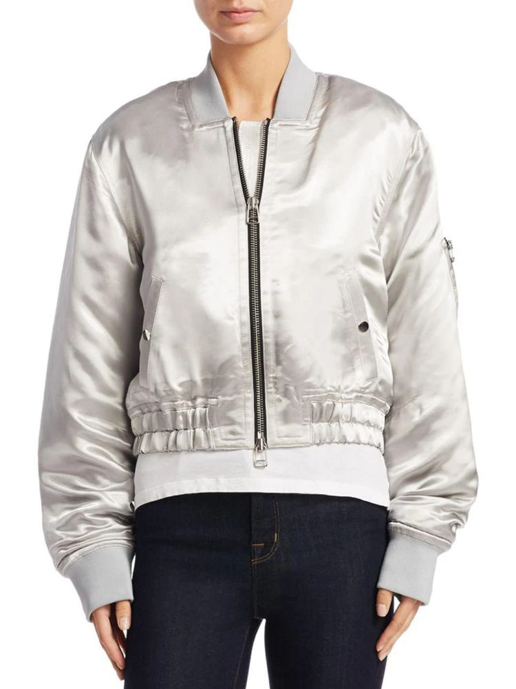 商品Elizabeth and James|Royan Metallic Bomber Jacket,价格¥2085,第4张图片详细描述