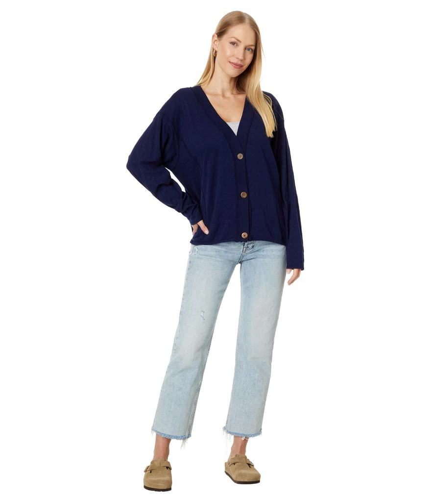 商品Mod-o-doc|Long Sleeve Crop Boxy Cardigan,价格¥597,第4张图片详细描述