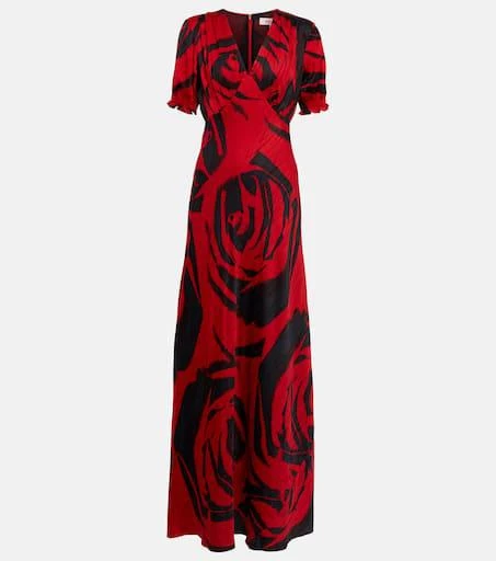 商品Diane von Furstenberg|Walker花卉加长连衣裙,价格¥4866,第1张图片