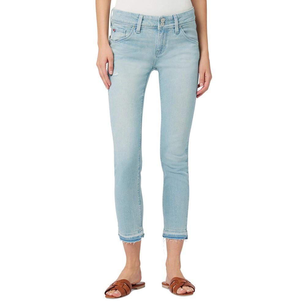 Women's Collin Frayed Cropped Skinny Jeans商品第1张图片规格展示
