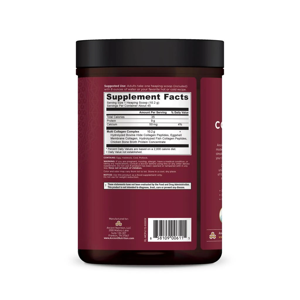 商品Ancient Nutrition|晨间基础营养套装,价格¥868,第4张图片详细描述