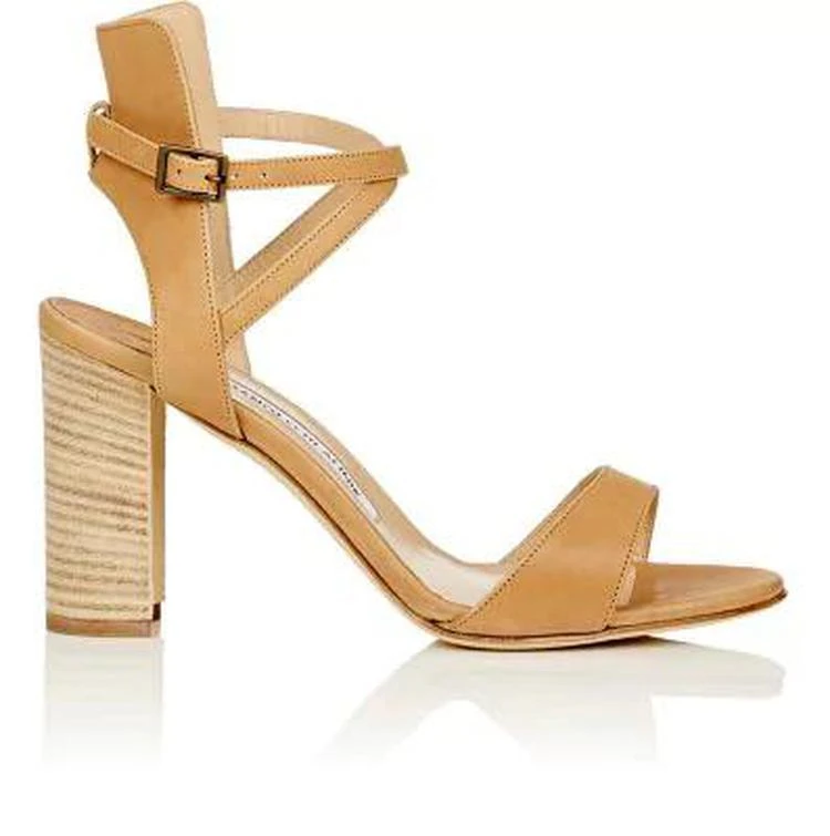 商品Manolo Blahnik|Convu Leather Sandals,价格¥2896,第1张图片