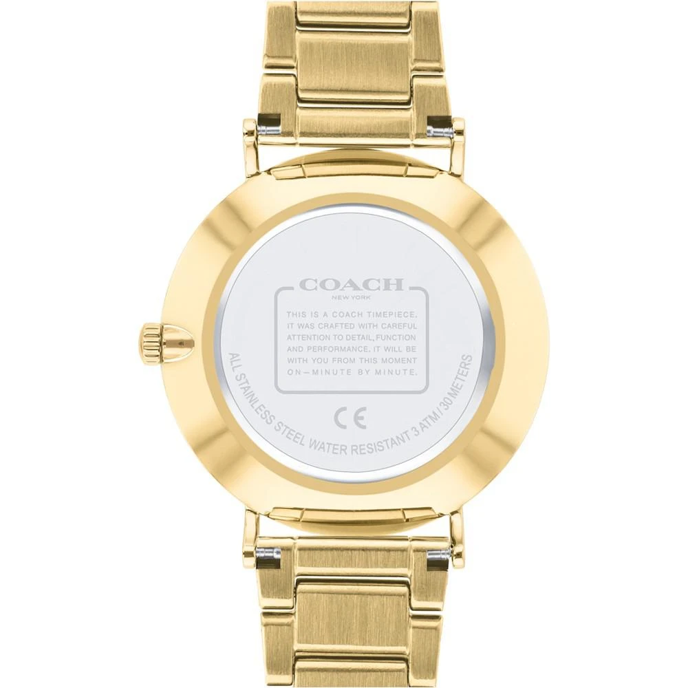 商品Coach|Women's Perry Stainless Steel Bracelet Watch 36mm,价格¥1465,第3张图片详细描述