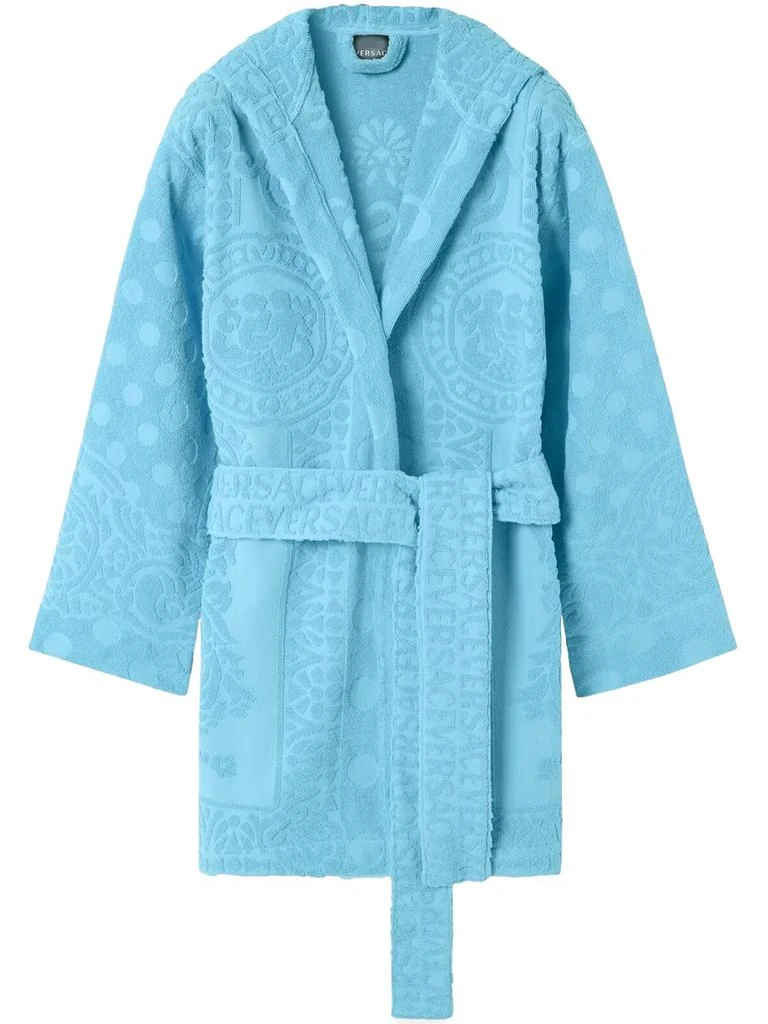 商品Versace|Versace On Repeat Short Bathrobe,价格¥2936,第1张图片