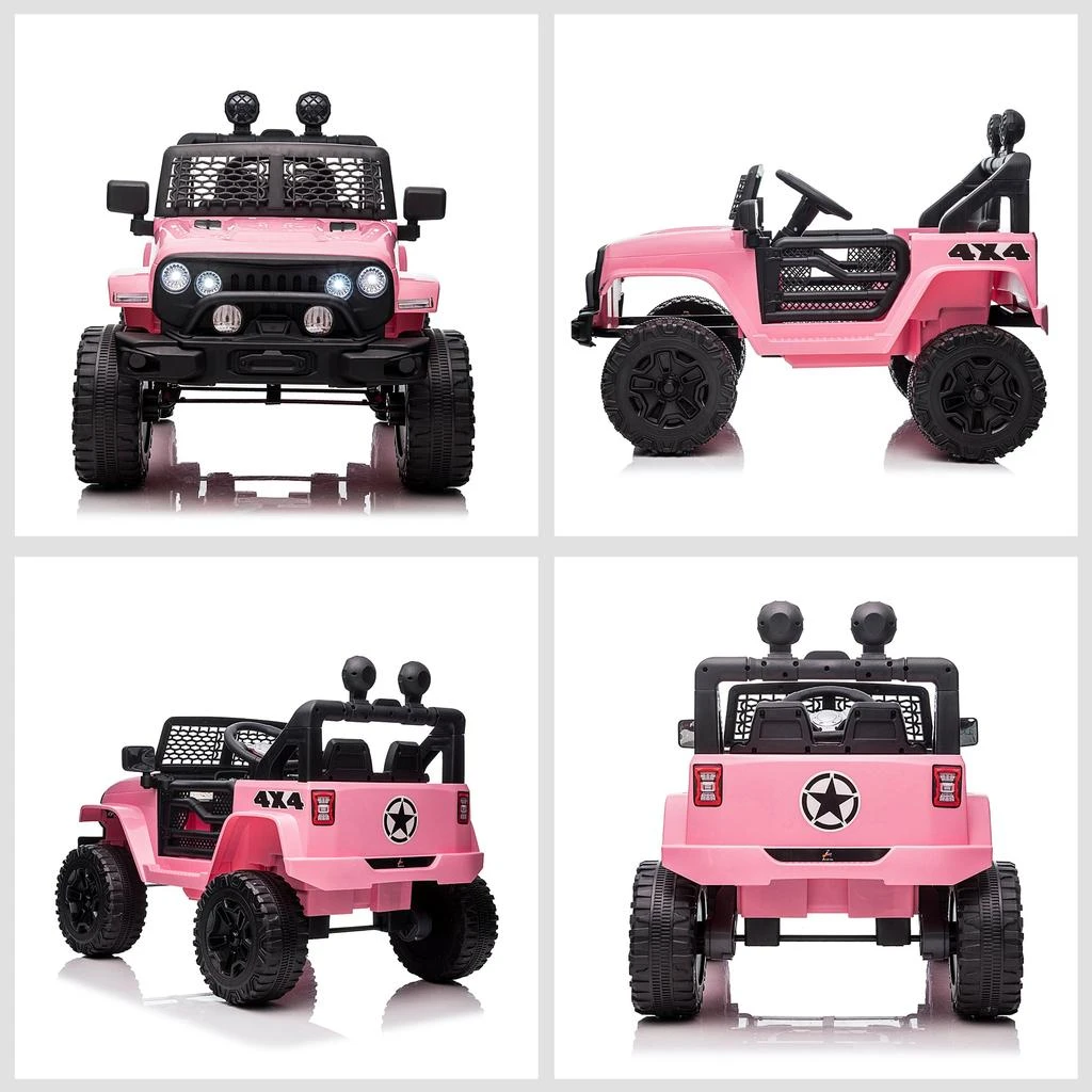 商品Streamdale Furniture|Streamdale Kid's Electric Ride-On Car with Remote and Manual Control,价格¥3448,第3张图片详细描述