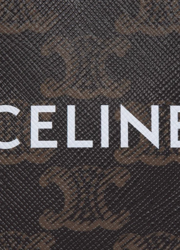 商品Celine|Micro vertical cabas in Triomphe canvas and calfskin,价格¥4682,第4张图片详细描述