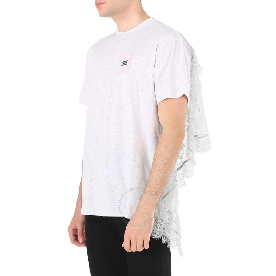 商品Burberry|Men's Chantilly Lace Cape Detail Cotton Oversized T-shirt,价格¥680,第2张图片详细描述