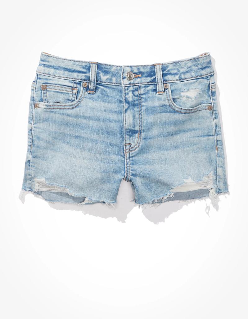 AE Ne(x)t Level High-Waisted Denim Short Short商品第3张图片规格展示