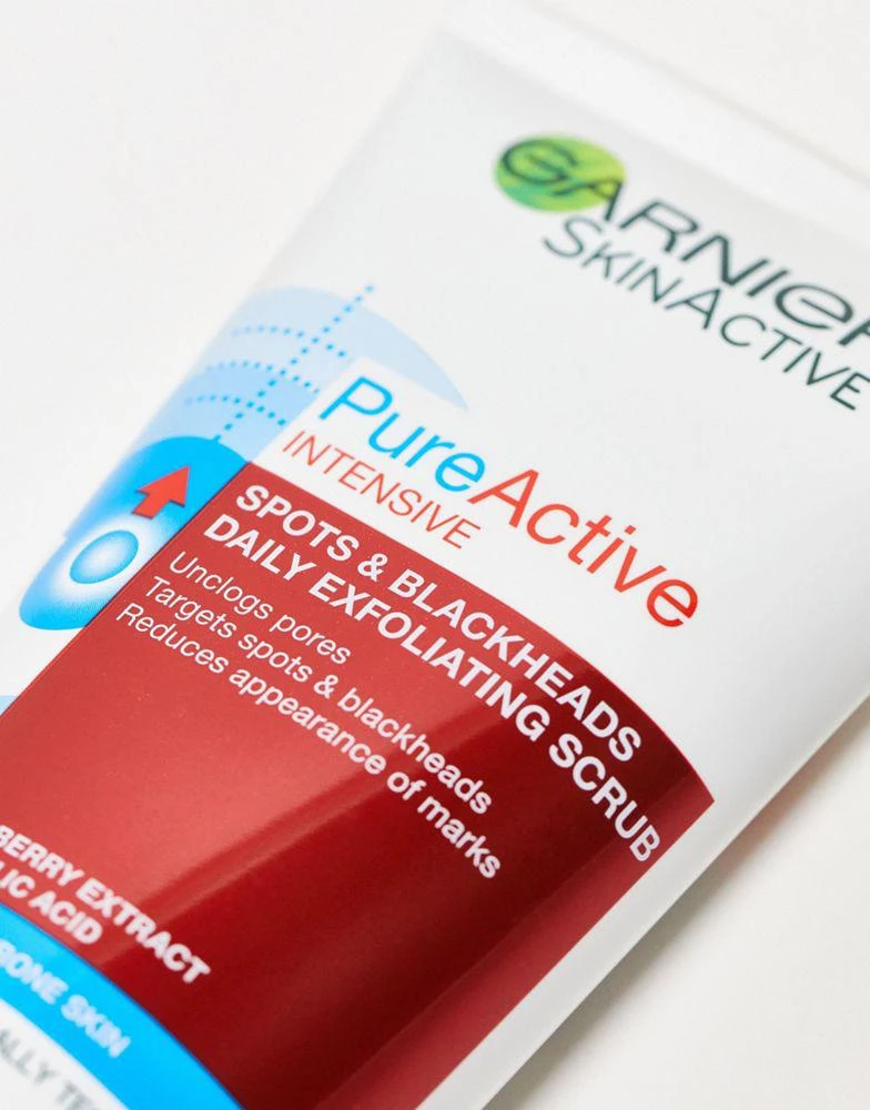 商品Garnier|Garnier Pure Active Intensive Blackhead Exfoliating Face Scrub 150ml,价格¥49,第4张图片详细描述