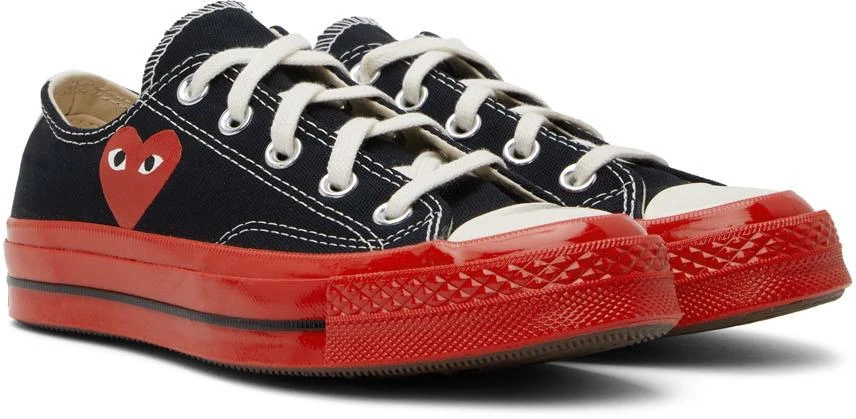 商品Comme des Garcons|Black & Red Converse Edition Chuck 70 Low-Top Sneakers,价格¥1195,第4张图片详细描述