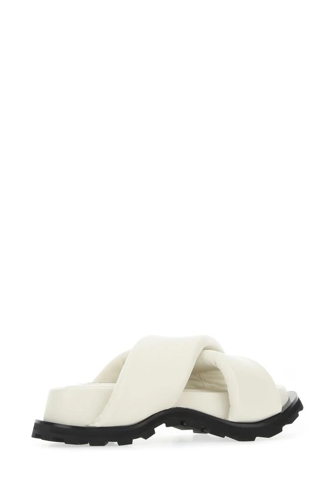 商品Jil Sander|Ivory nappa leather slippers,价格¥2936,第2张图片详细描述