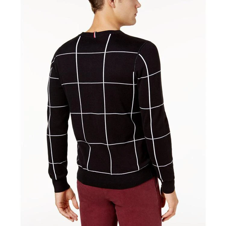 商品Tommy Hilfiger|Men's Watson Windowpane Sweater, Created for Macy's,价格¥201,第2张图片详细描述