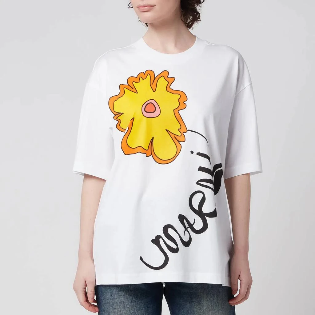 商品Marni|Marni Women's Flower Logo T-Shirt,价格¥1084,第1张图片