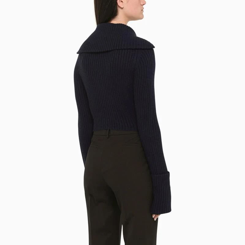 商品Max Mara|Blue wool and cashmere knit cardigan,价格¥1187,第3张图片详细描述