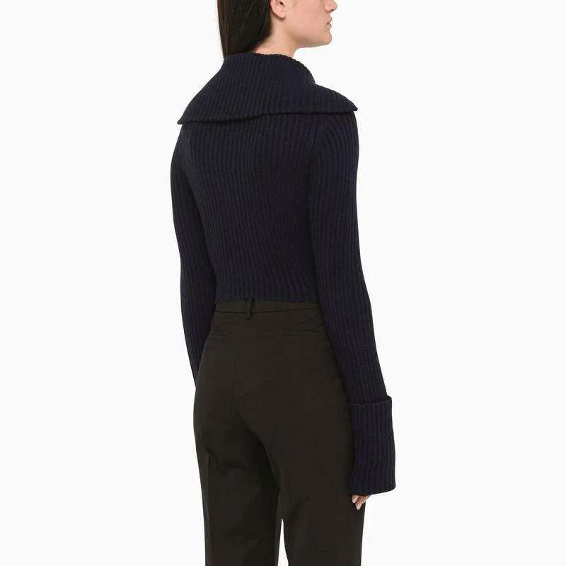 商品Max Mara|Blue wool and cashmere knit cardigan,价格¥1208,第3张图片详细描述