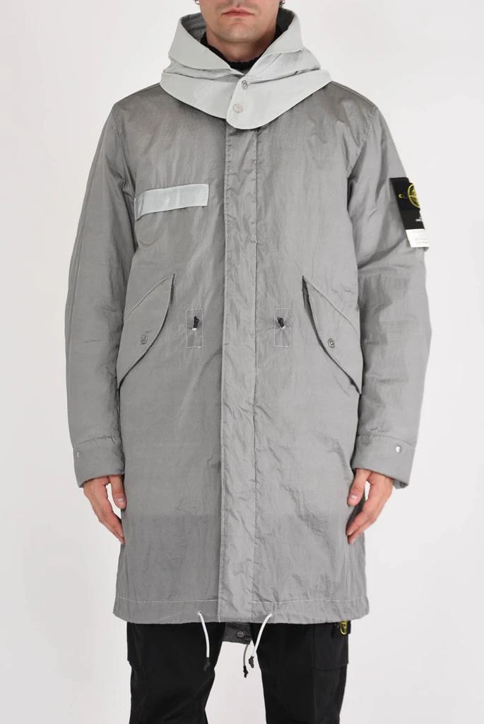 商品Stone Island|Stone Island Parka Nylon Metal in Econyl® Regenerated Nylon with Primaloft®-TC,价格¥10486,第1张图片