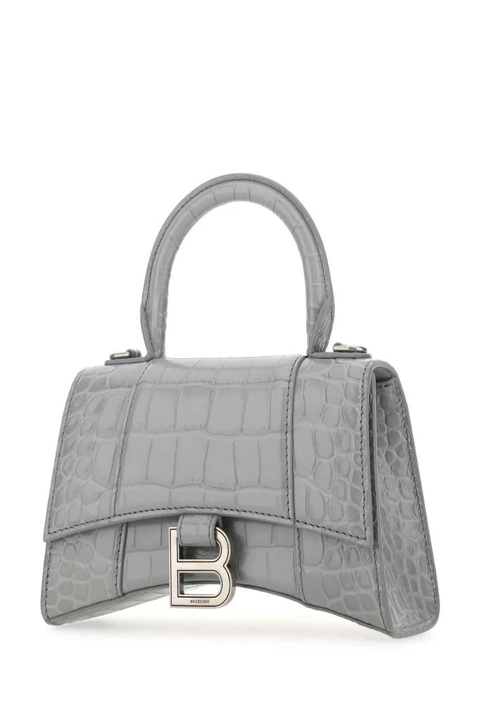 商品Balenciaga|Balenciaga Hourglass XS Logo Plaque Tote Bag,价格¥22046,第3张图片详细描述