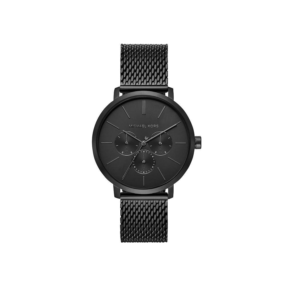 Blake Three-Hand Black Stainless Steel Mesh Watch 42mm商品第1张图片规格展示