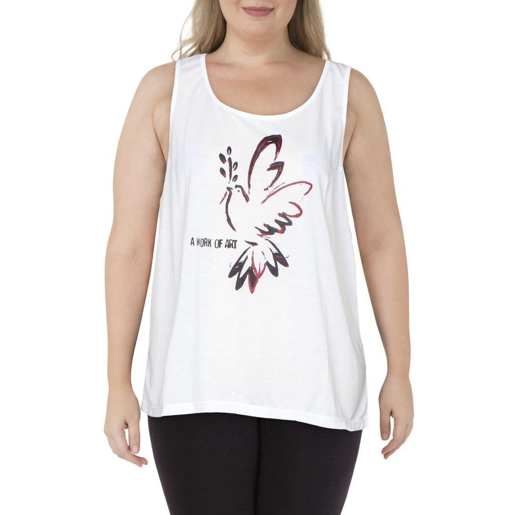 商品Taffy|Taffy Womens Plus Work Of Art Fitness Yoga Tank Top,价格¥15,第1张图片