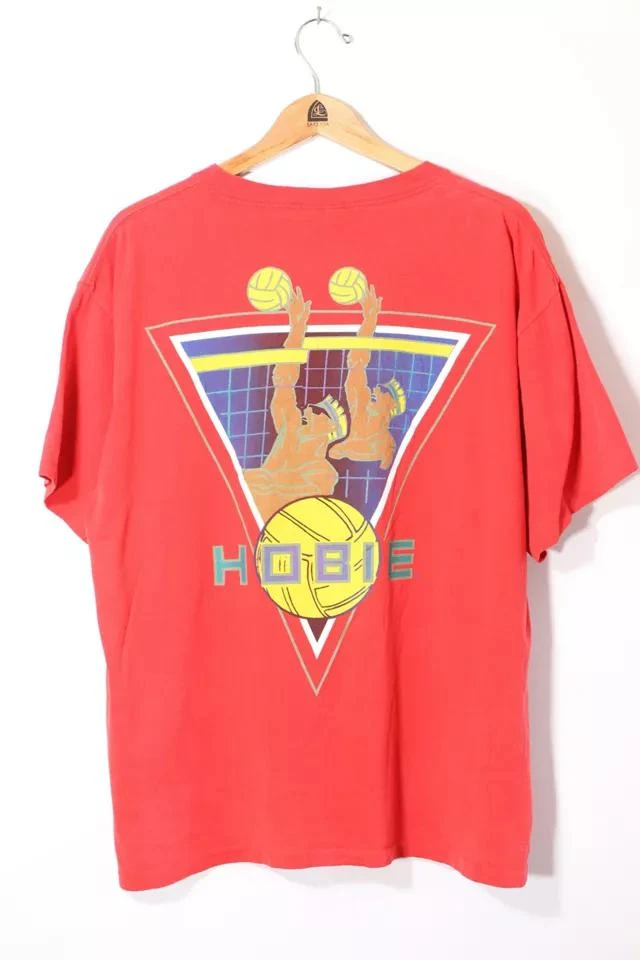 商品Urban Outfitters|Vintage 1980s Hobie Beach Volleyball T-shirt Made in USA,价格¥664,第3张图片详细描述