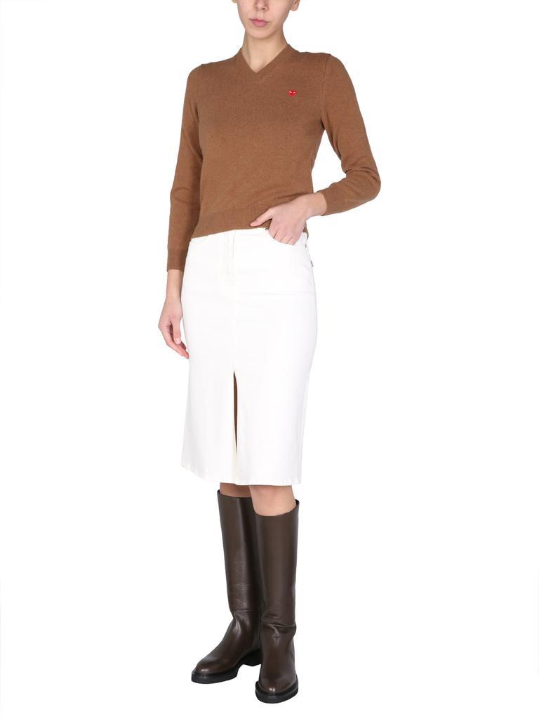 商品Comme des Garcons|Comme des Garçons Play Jersey With Logo Patch,价格¥1948,第4张图片详细描述