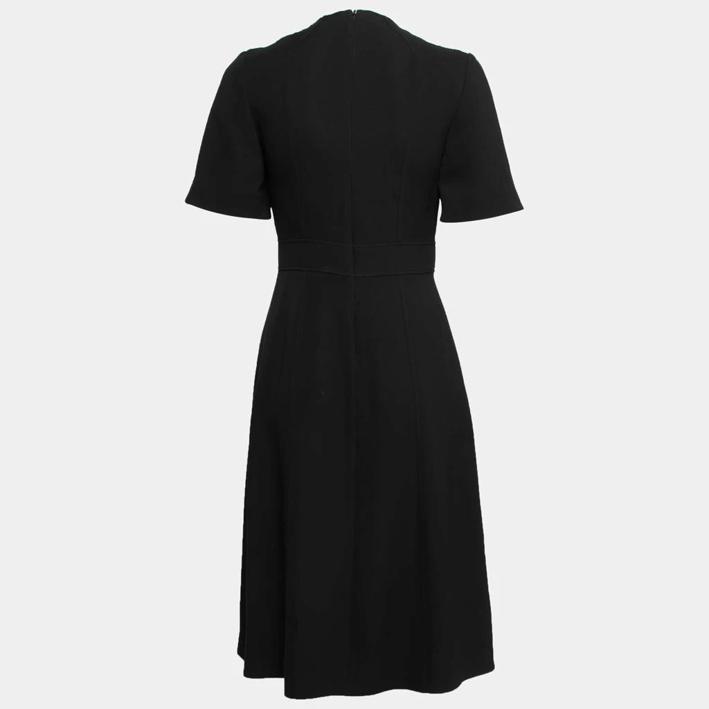 商品[二手商品] Burberry|Burberry Black Silk D-Ring Detail Short Sleeve Dress S,价格¥1772,第2张图片详细描述