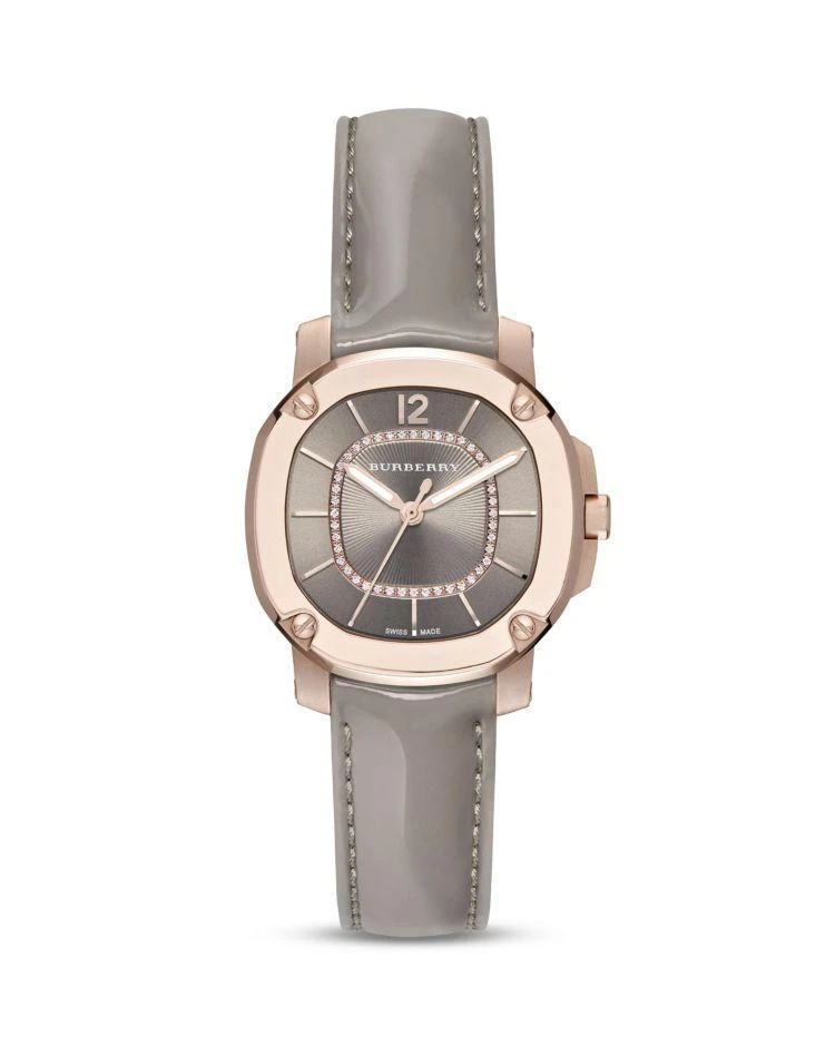 商品Burberry|Diamond-Studded Watch, 34mm,价格¥12607,第1张图片