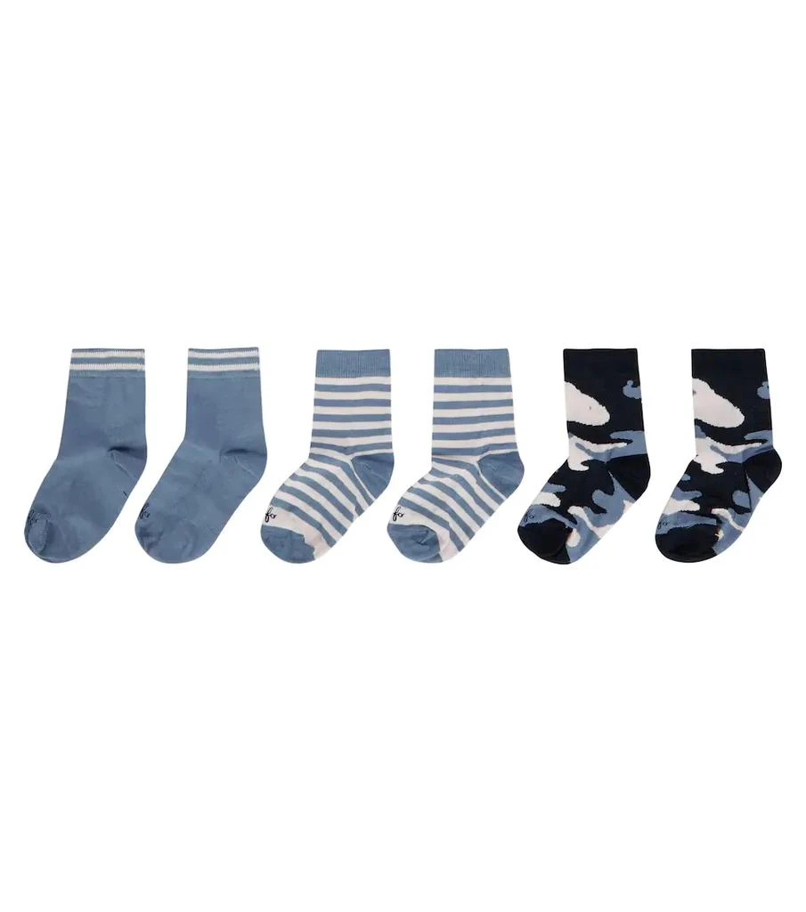 商品IL GUFO|Set of 3 cotton-blend socks,价格¥238,第3张图片详细描述