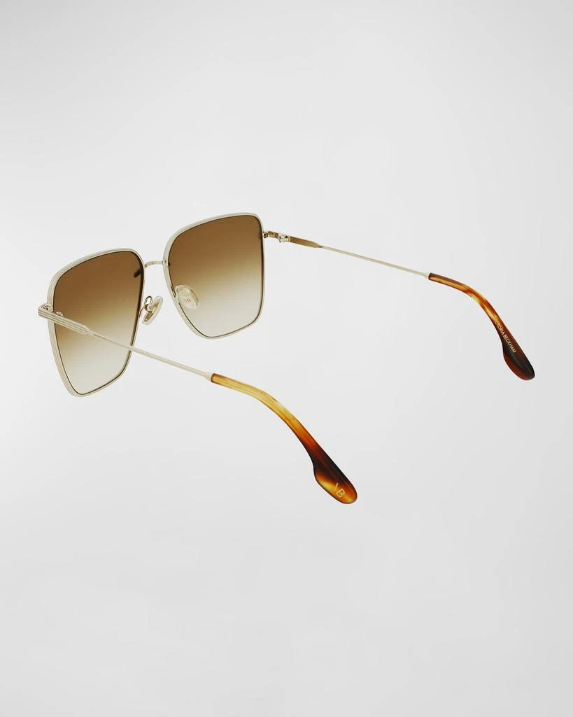 商品Victoria Beckham|Groove Square Metal Sungalsses,价格¥2846,第4张图片详细描述