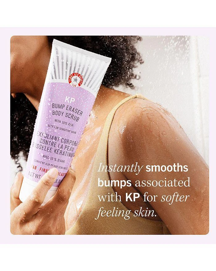 商品First Aid Beauty|KP Bump Eraser Body Scrub with 10% AHA - Body Exfoliant for Keratosis Pilaris,价格¥90,第5张图片详细描述