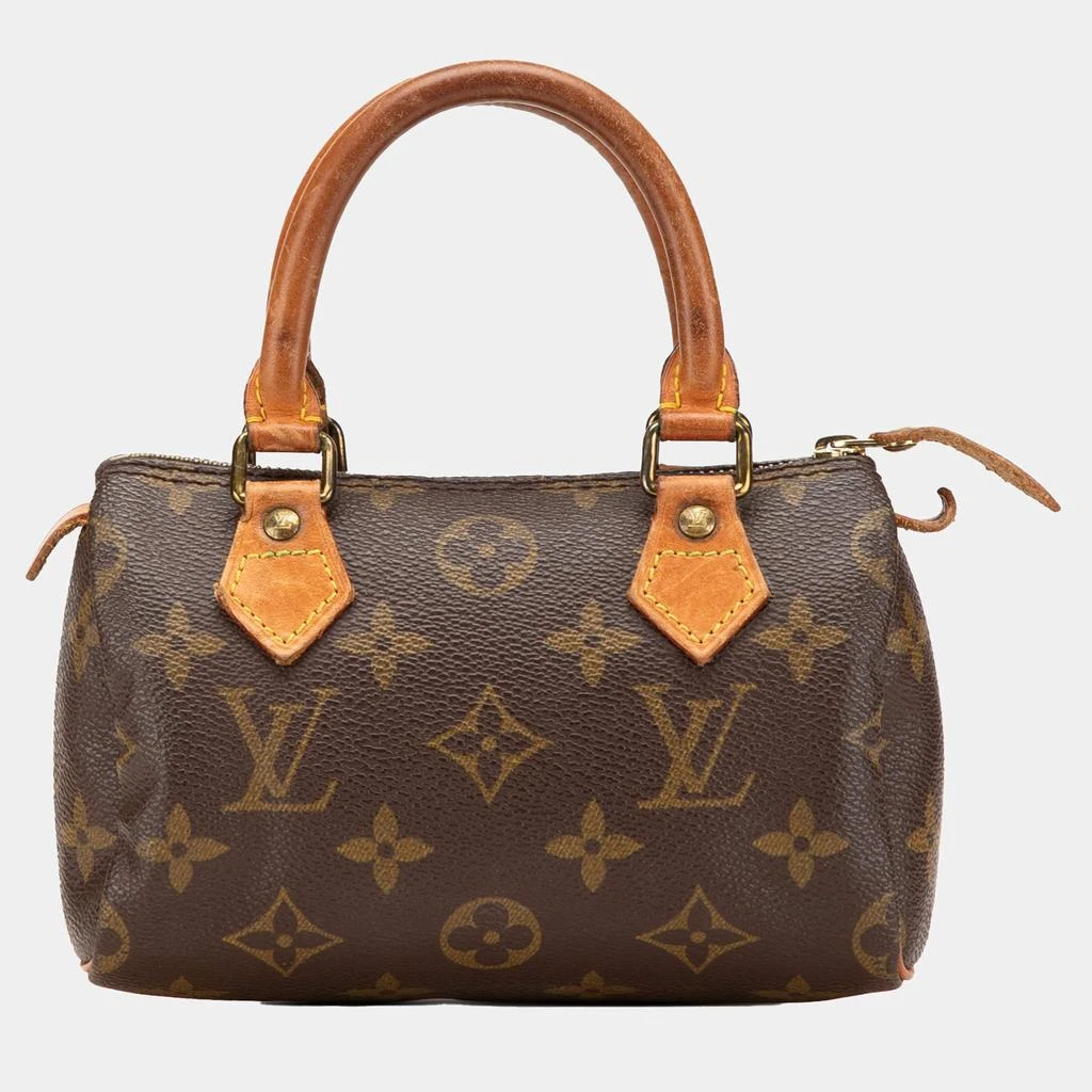 商品[二手商品] Louis Vuitton|Louis Vuitton Brown Monogram Mini Speedy HL,价格¥10202,第1张图片